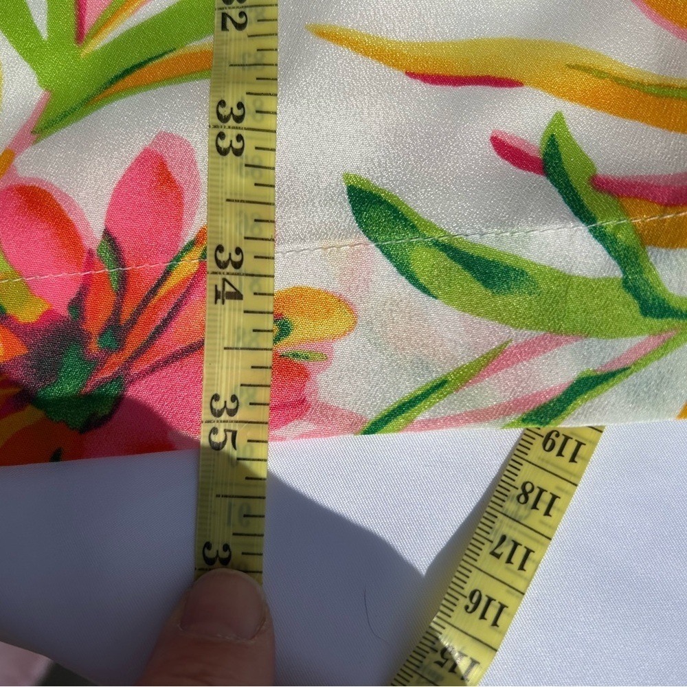 J Crew size 8 floral strappy mini dress vacation cruise beach - Picture 8 of 8